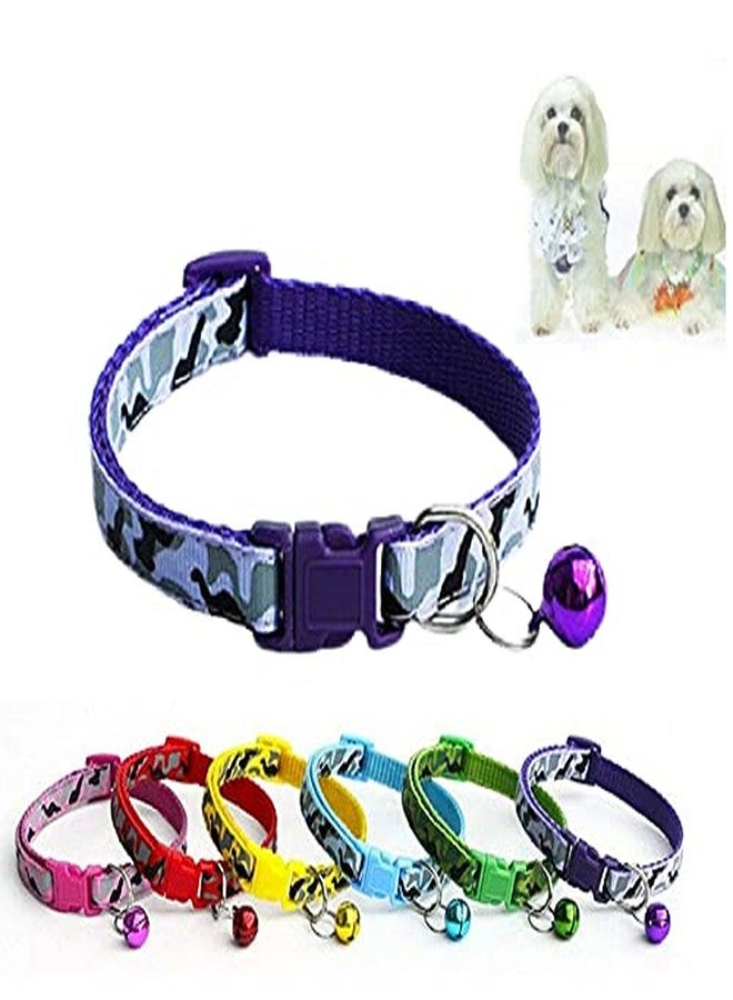 Pet Guard Cute Dog Cat Pet Collar Printed Easy Clip Buckle Bell Kitten Puppy- Color May Vary ( Buy 1 Get 1 Free ) - Image 4